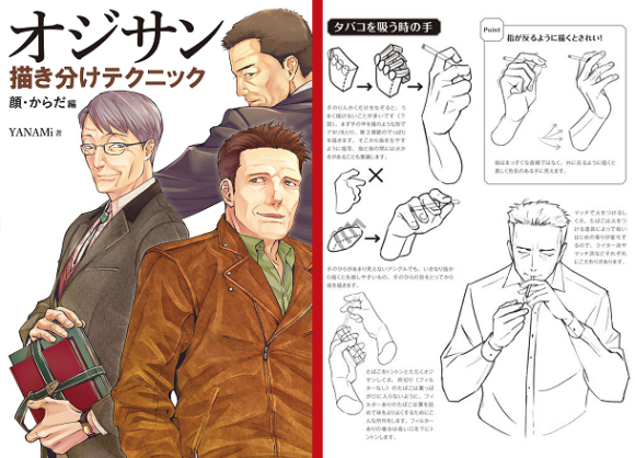 Japan How to Draw Manga Material "NEW" Mens Character Clothing Reference Book